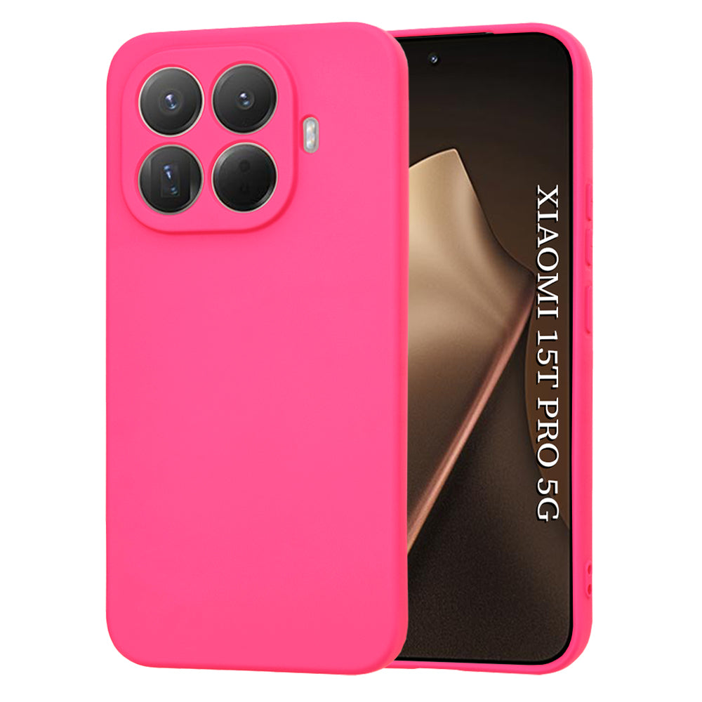 Hülle für Xiaomi 15T Pro, Techsuit, SoftFlex, Dunkelrosa