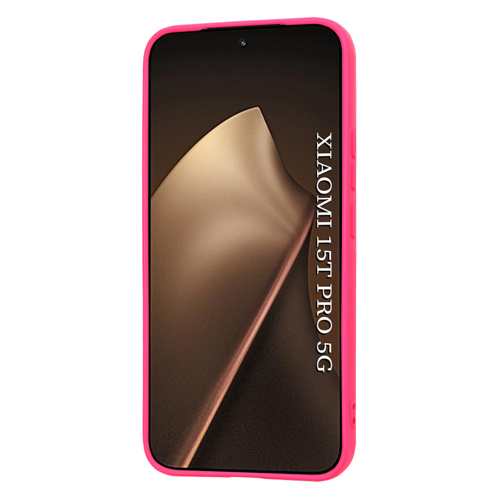 Hülle für Xiaomi 15T Pro, Techsuit, SoftFlex, Dunkelrosa