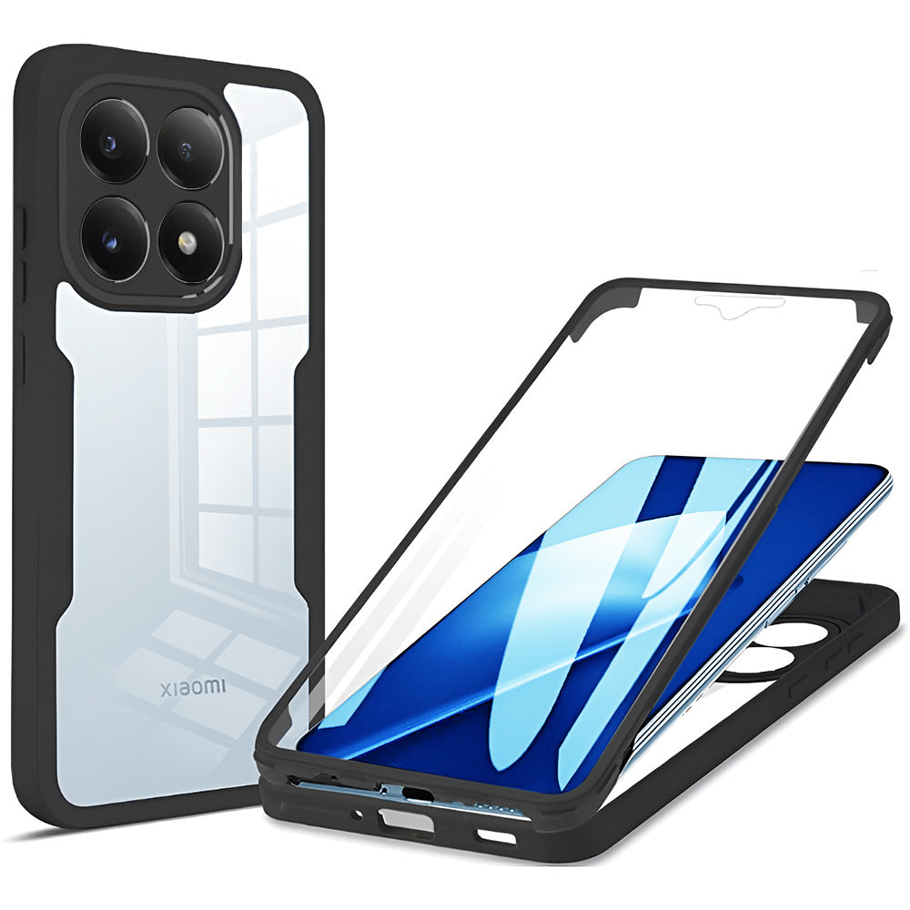 Hülle für Xiaomi 17, Techsuit, ColorVerse 360, Schwarz