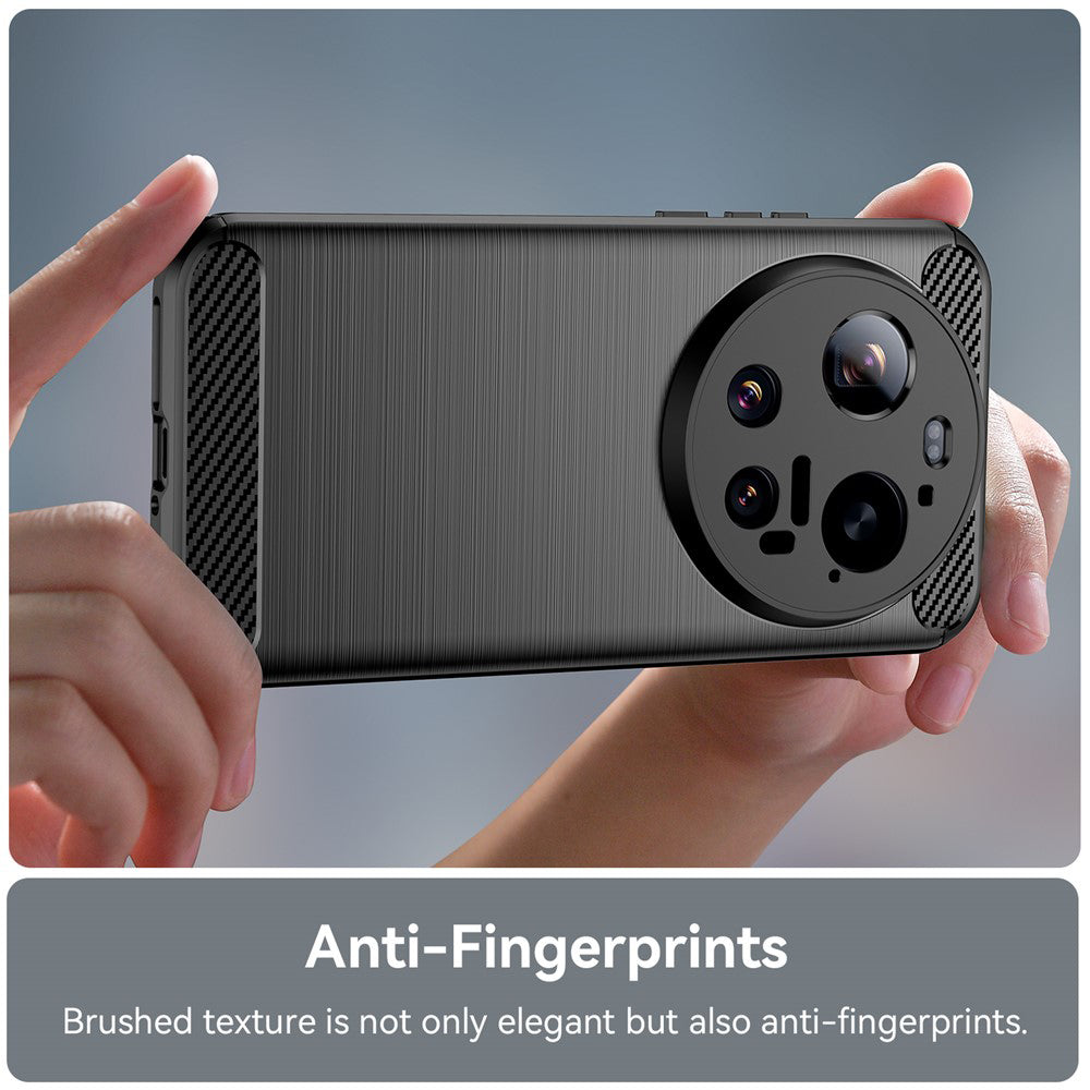 Case for Xiaomi 17 Ultra, Techsuit, Carbon, Black