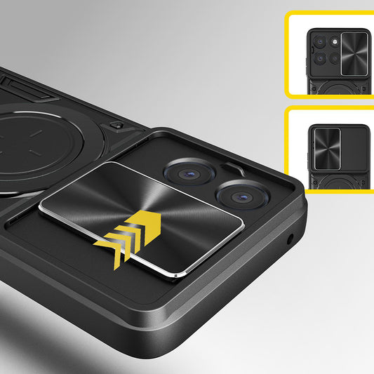 Hülle für Xiaomi 17T Pro, Techsuit, CamGuard Pro, Schwarz