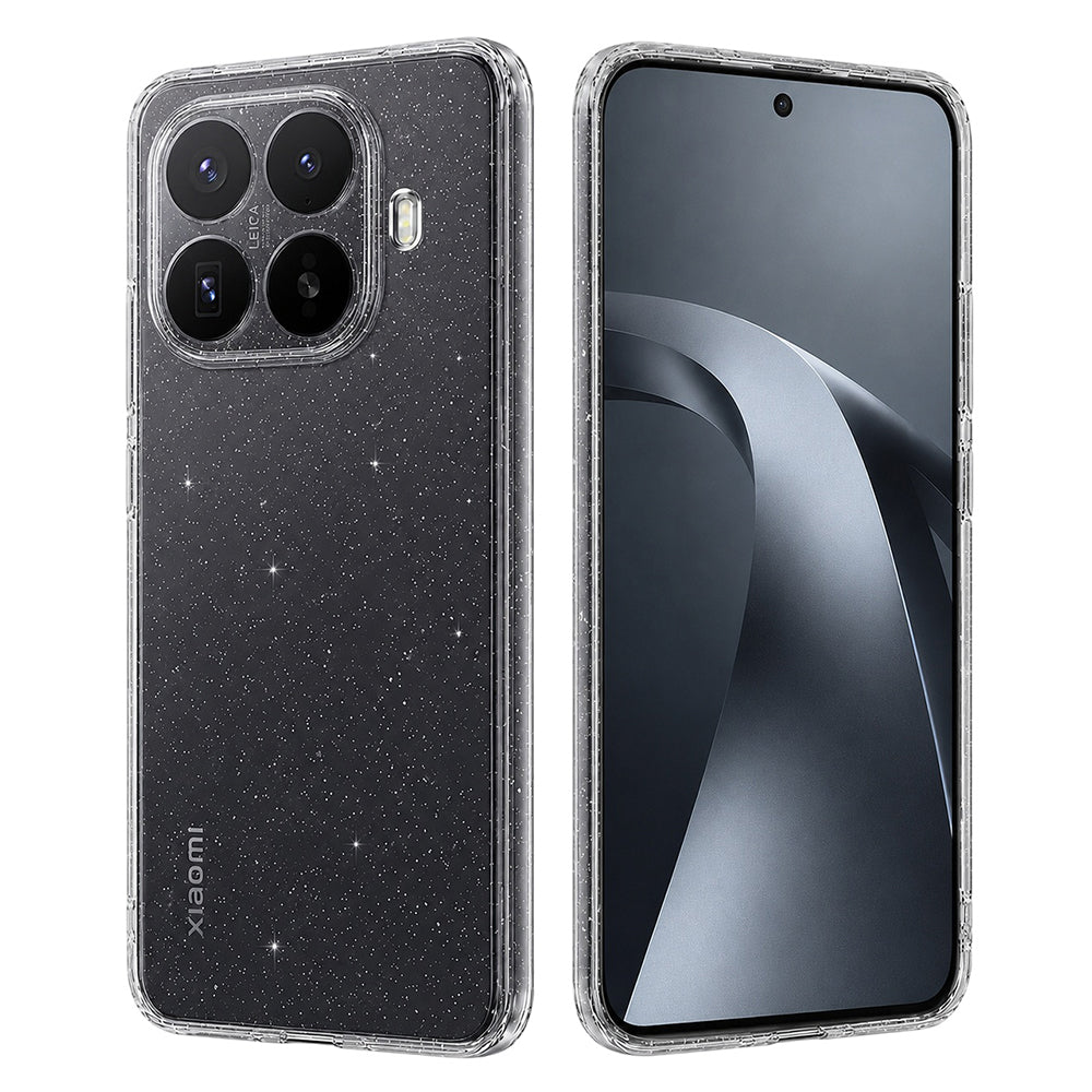Case for Xiaomi 17T Pro, Techsuit, SparkleSkin, Transparent