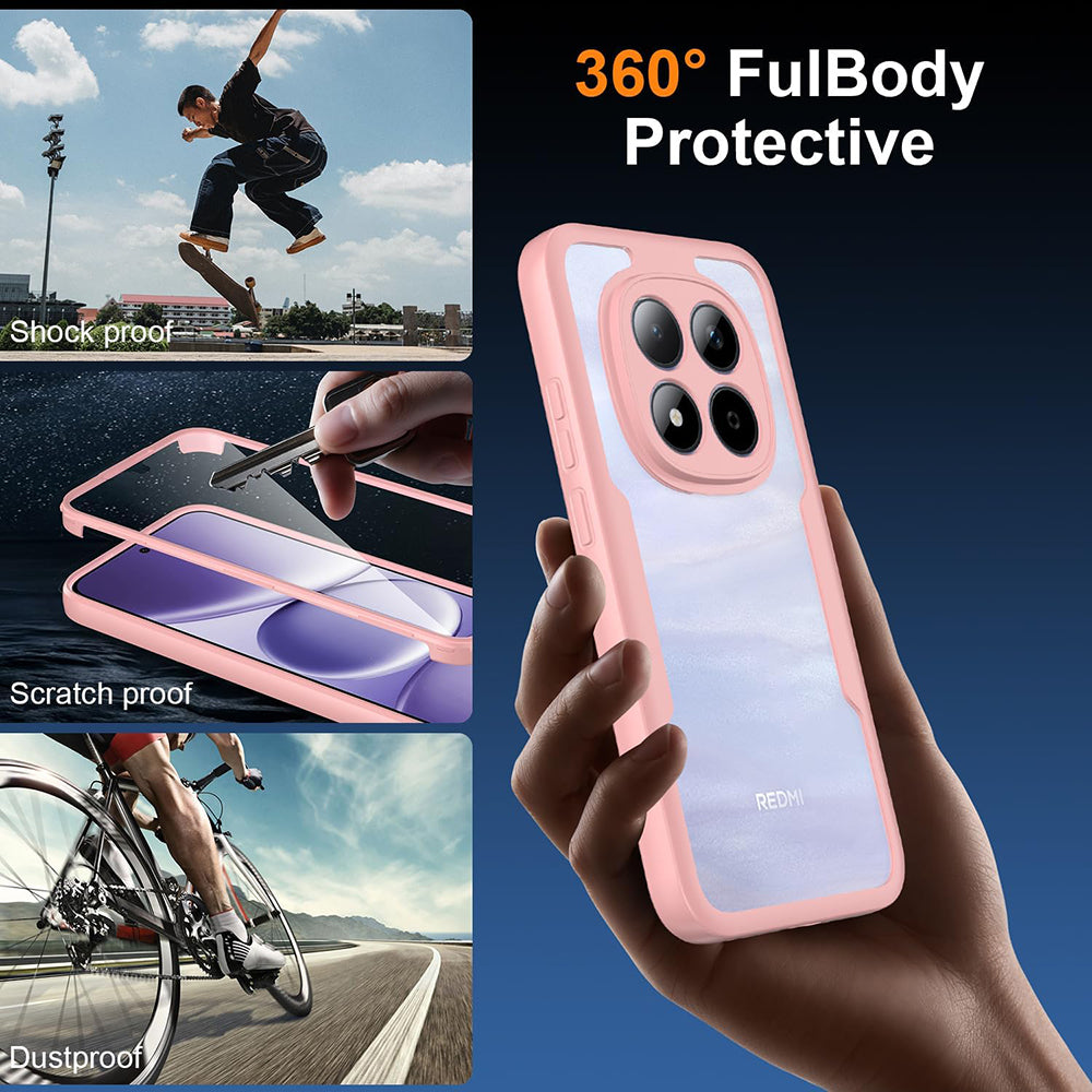 Hülle für Xiaomi 17T, Techsuit, ColorVerse 360, Rosa