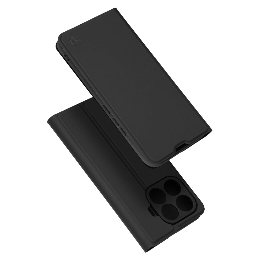 Hülle für Xiaomi 17T, Techsuit, Magskin Book, Schwarz