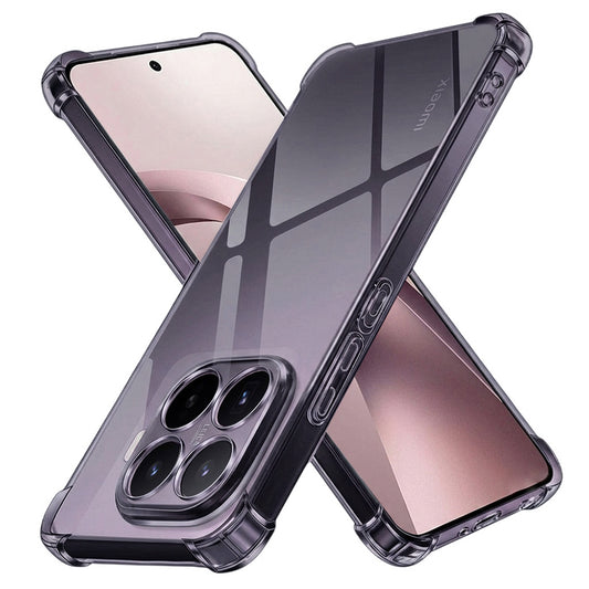 Hülle für Xiaomi 17T, Techsuit, stoßfest klar, rauchfarben