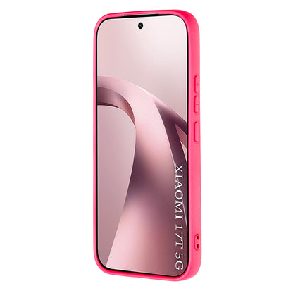 Hülle für Xiaomi 17T, Techsuit, SoftFlex, Dunkelrosa