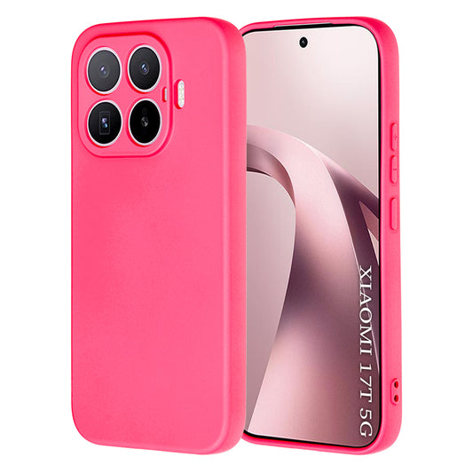 Hülle für Xiaomi 17T, Techsuit, SoftFlex, Dunkelrosa