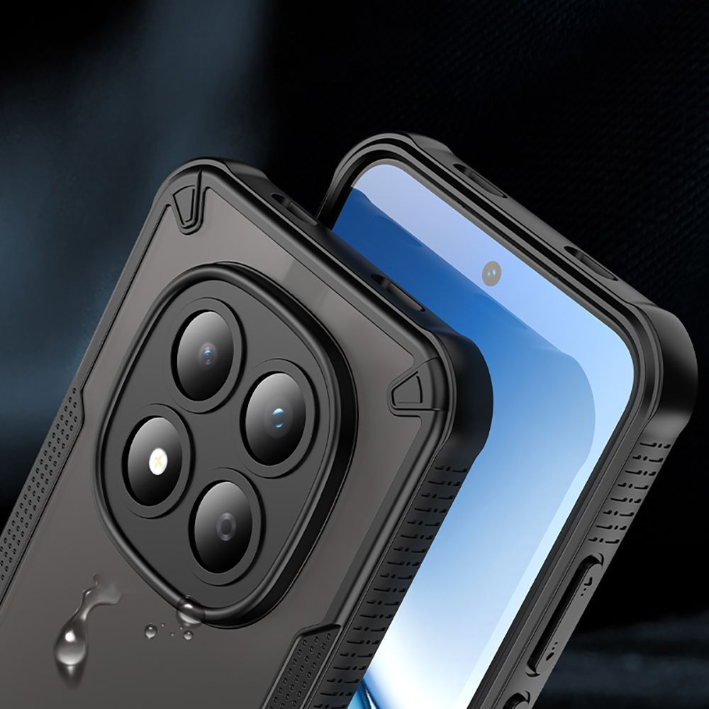 Hülle für Xiaomi Poco M8 Pro / Redmi Note 15 Pro+, Tech-Protect, Rugged Shield, Schwarz