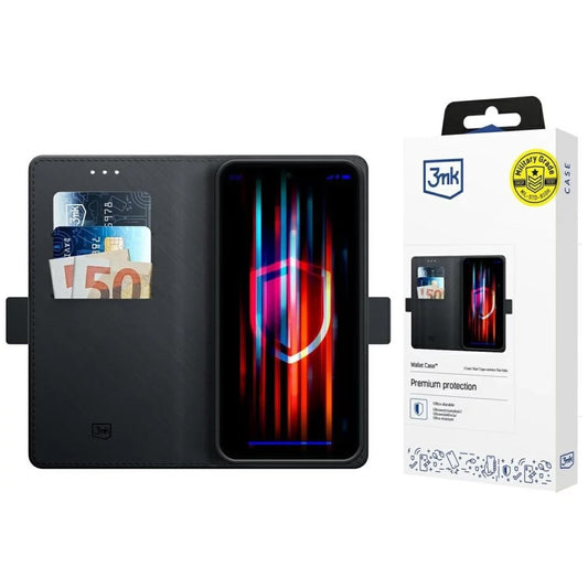 Hülle für Xiaomi Poco C75 / Redmi 14C, 3MK, Wallet, Schwarz