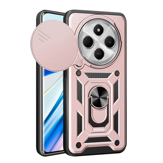 Hülle für Xiaomi Poco C75 / Redmi 14C, Techsuit, CamShield, Rosa