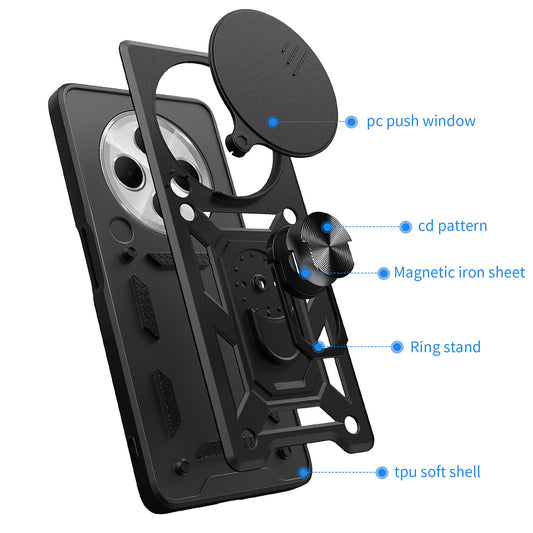 Hülle für Xiaomi Poco C75 / Redmi 14C, Techsuit, CamShield, Rosa