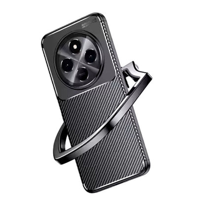 Hülle für Xiaomi Poco C75 / Redmi 14C, Techsuit, CarbonFiber, Schwarz