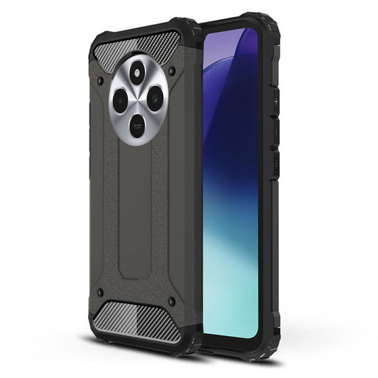 Hülle für Xiaomi Poco C75 / Redmi 14C, Techsuit, Hybrid Armor, Schwarz