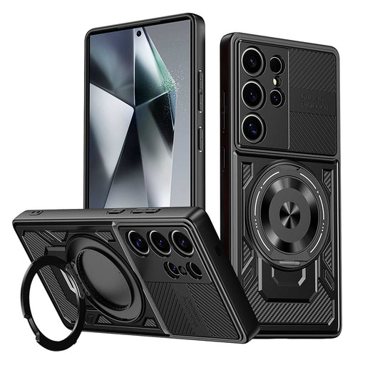Hülle für Xiaomi Poco C75 / Redmi 14C, Techsuit, RuggedCam, Schwarz