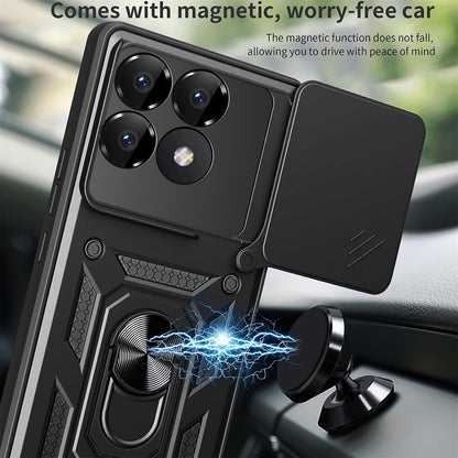 Hülle für Xiaomi Poco F6 Pro, Techsuit, CamShield, Grün