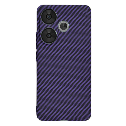 Hülle für Xiaomi Poco F6, Techsuit, Carbonite FiberShell, Lila