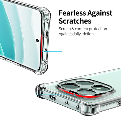 Hülle für Xiaomi Poco F7 Pro, Techsuit, stoßfest klar, transparent
