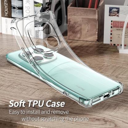 Hülle für Xiaomi Poco F7 Pro, Techsuit, stoßfest klar, transparent