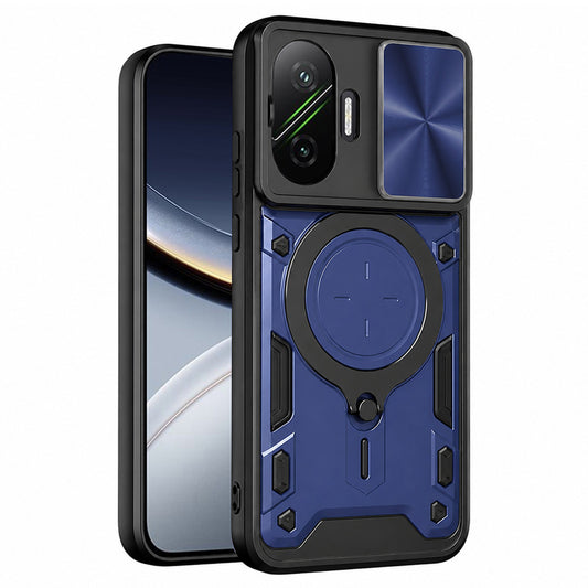Hülle für Xiaomi Poco F7, Techsuit, CamGuard Pro, Blau
