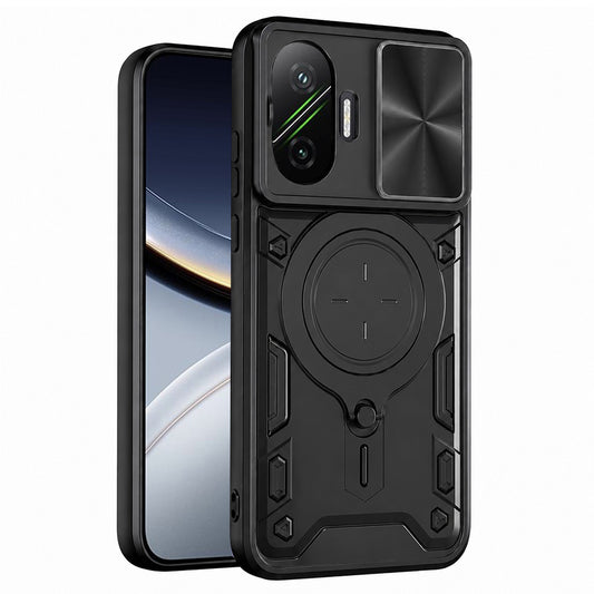 Hülle für Xiaomi Poco F7, Techsuit, CamGuard Pro, Schwarz