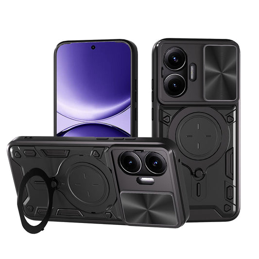 Hülle für Xiaomi Poco F7, Techsuit, CamGuard Pro, Schwarz