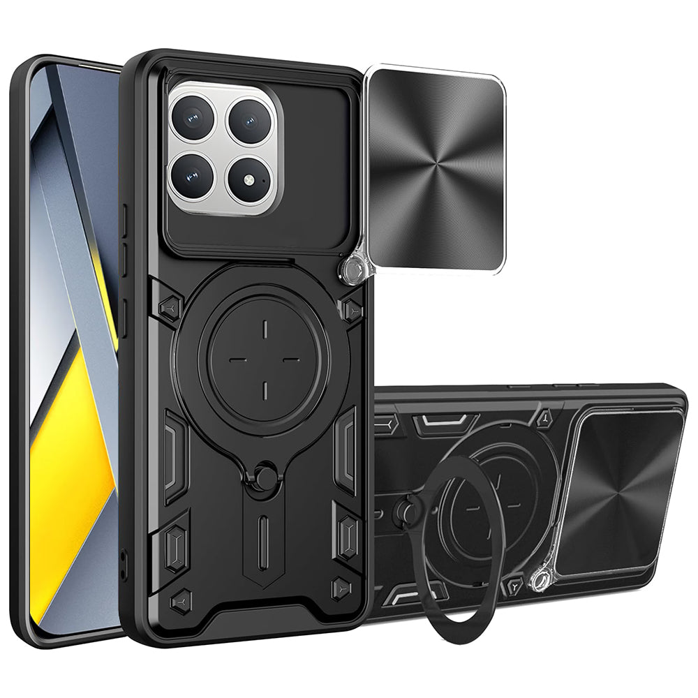 Hülle für Xiaomi Poco F8 Pro, Techsuit, CamGuard Pro, Schwarz