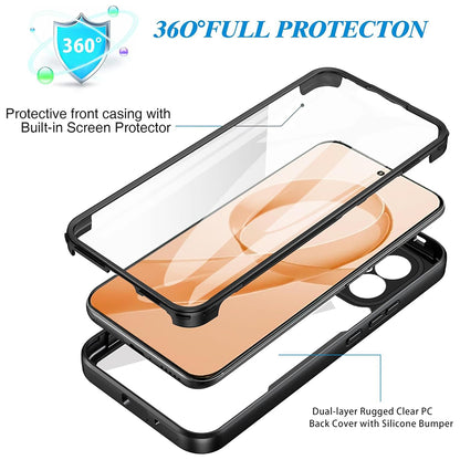 Hülle für Xiaomi Poco F8 Ultra, Techsuit, ColorVerse 360, Schwarz