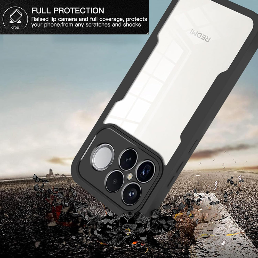 Hülle für Xiaomi Poco F8 Ultra, Techsuit, ColorVerse 360, Schwarz