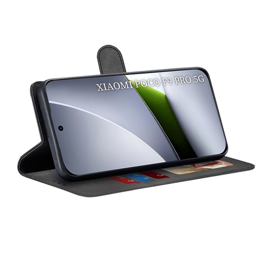 Hülle für Xiaomi Poco F9 Pro, Techsuit, Diary Book, Schwarz