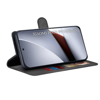 Hülle für Xiaomi Poco F9 Ultra, Techsuit, Diary Book, Schwarz