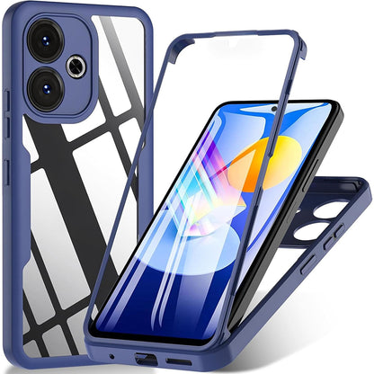 Hülle für Xiaomi Poco M6 4G / Redmi 13, Techsuit, ColorVerse 360, Blau