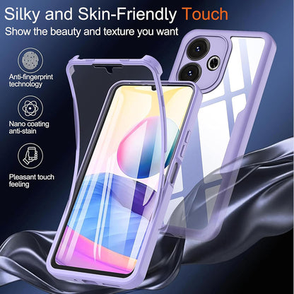 Hülle für Xiaomi Poco M6 4G / Redmi 13, Techsuit, ColorVerse 360, Blau