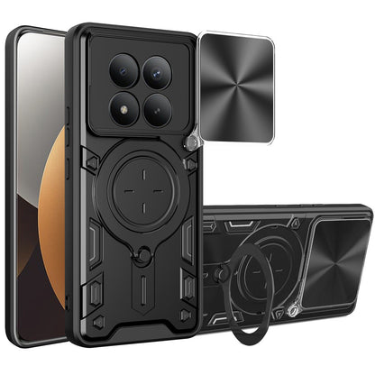 Hülle für Xiaomi Poco M8 Pro / Redmi Note 15 Pro+ 5G, Techsuit, CamGuard Pro, Schwarz