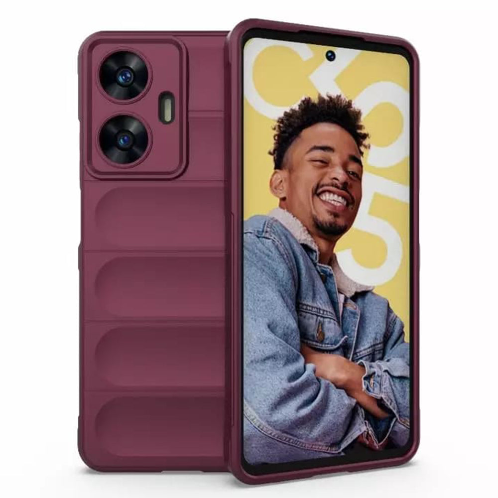 Hülle für Xiaomi Poco M8 Pro / Redmi Note 15 Pro+ 5G, Techsuit, Magic Shield, Kirschrot