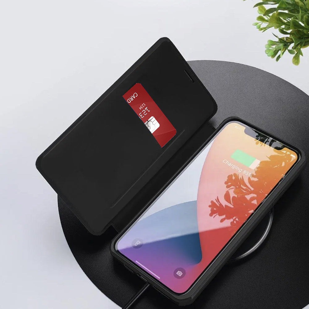 Hülle für Xiaomi Poco M8 Pro / Redmi Note 15 Pro+ 5G, Techsuit, Magskin Book, Schwarz