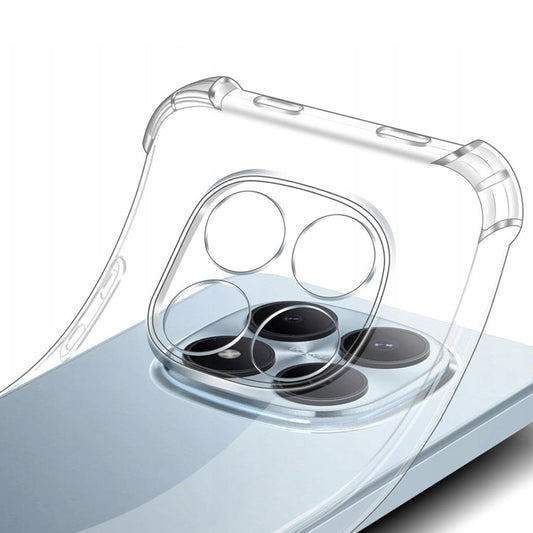 Case for Xiaomi Poco M8 / Redmi Note 15 5G / Note 15 4G, Techsuit, Shockproof Clear, Transparent