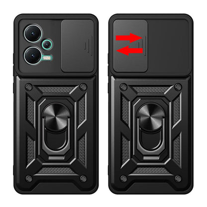 Hülle für Xiaomi Poco X5 / Note 12 5G, Techsuit, CamShield, Schwarz
