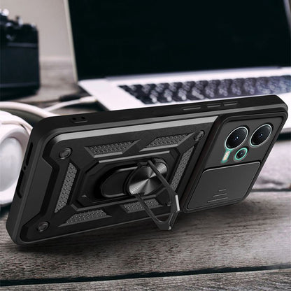 Hülle für Xiaomi Poco X5 / Note 12 5G, Techsuit, CamShield, Schwarz
