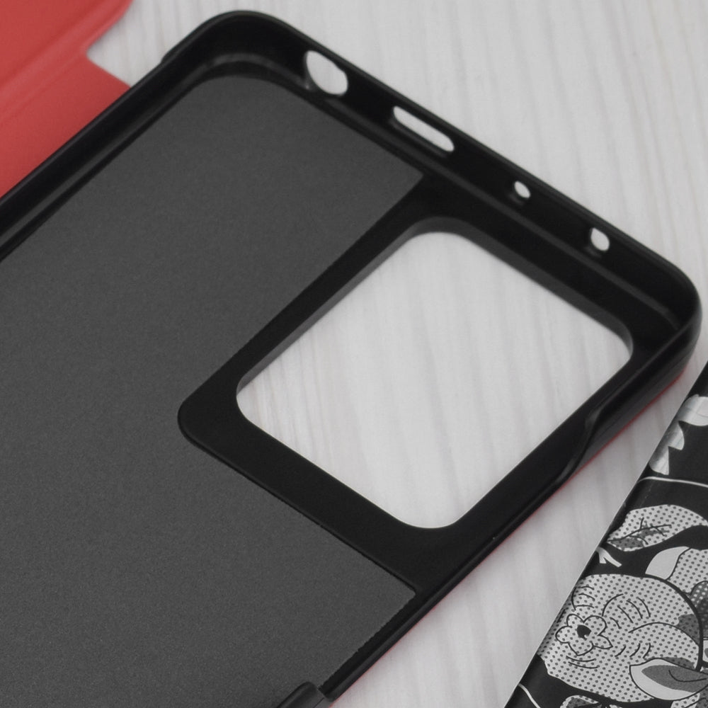 Hülle für Xiaomi Poco X5 Pro / Redmi Note 12 Pro 5G, Techsuit, eFold, Rot