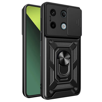 Hülle für Xiaomi Poco X6 / Note 13 Pro 5G, Techsuit, CamShield, Schwarz