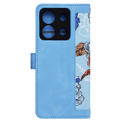 Hülle für Xiaomi Poco X6 / Note 13 Pro 5G, Techsuit, FlipCraft, Blau