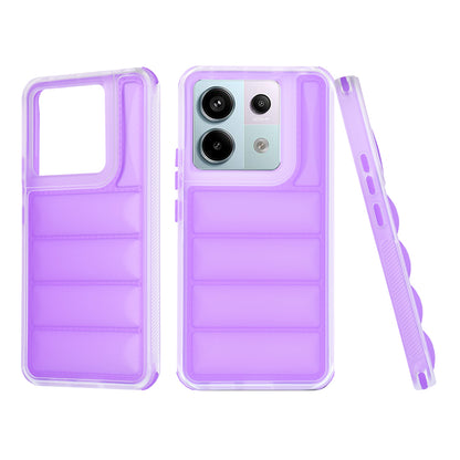 Hülle für Xiaomi Poco X6 / Note 13 Pro 5G, Techsuit, Wave Shield, Lila