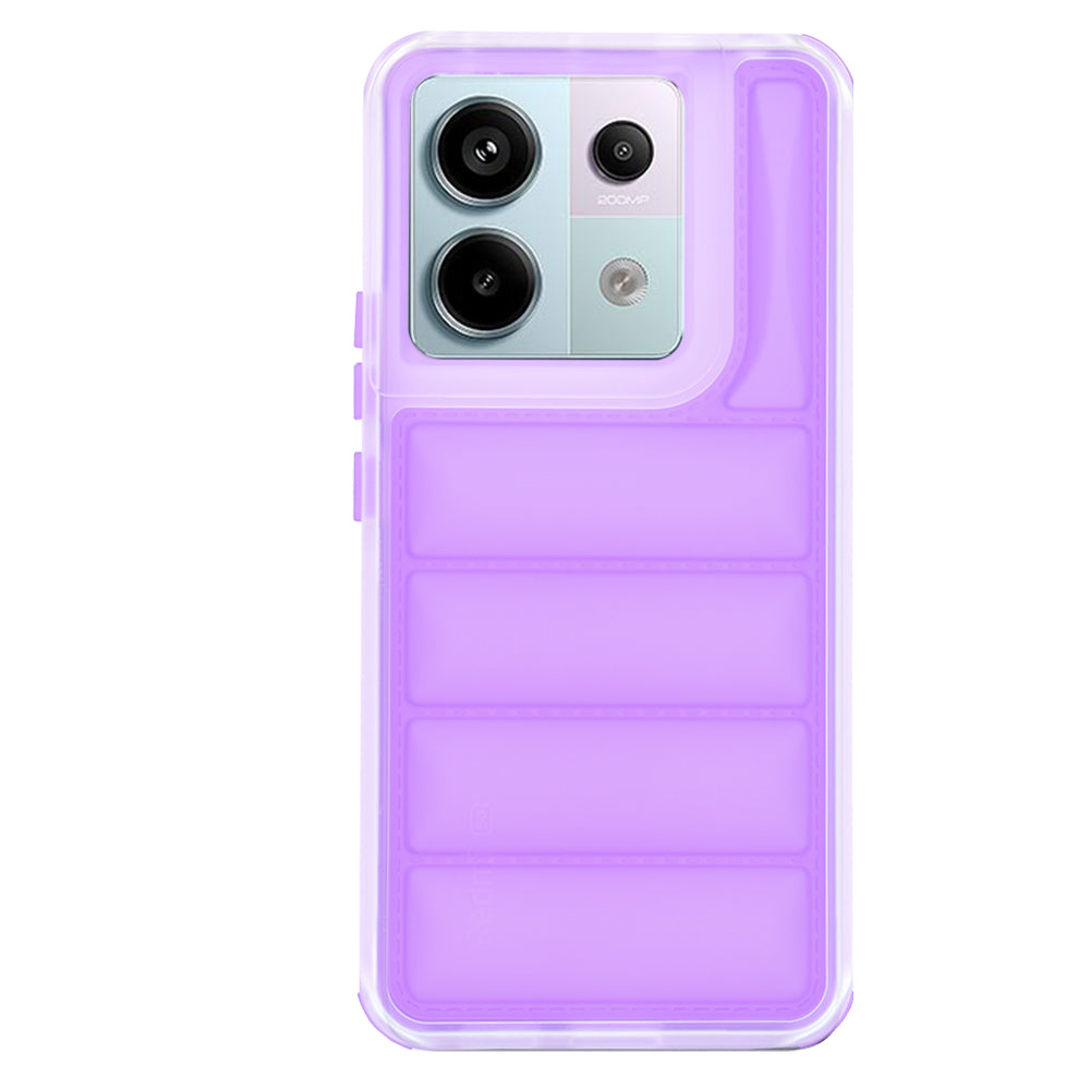 Hülle für Xiaomi Poco X6 / Note 13 Pro 5G, Techsuit, Wave Shield, Lila