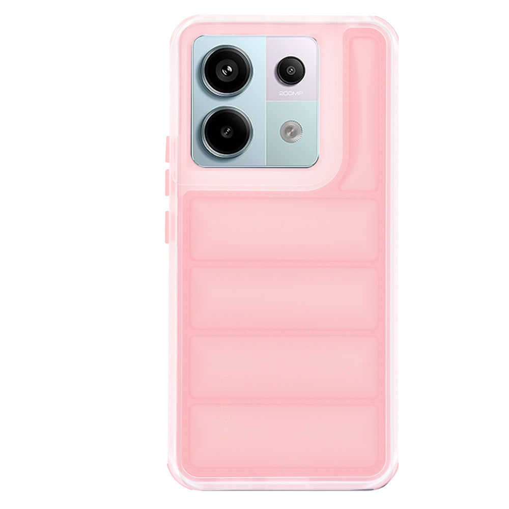 Hülle für Xiaomi Poco X6 / Note 13 Pro 5G, Techsuit, Wave Shield, Rosa