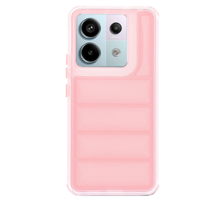 Hülle für Xiaomi Poco X6 / Note 13 Pro 5G, Techsuit, Wave Shield, Rosa