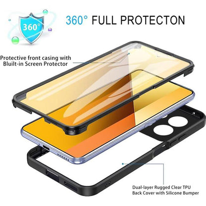 Hülle für Xiaomi Poco X6 Pro, Techsuit, ColorVerse 360, Schwarz