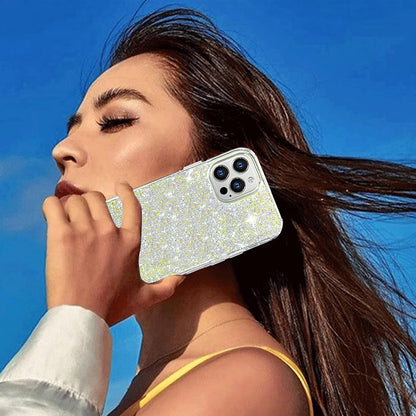 Hülle für Xiaomi Poco X6 Pro, Techsuit, Glitzerndes Funkeln, Blau