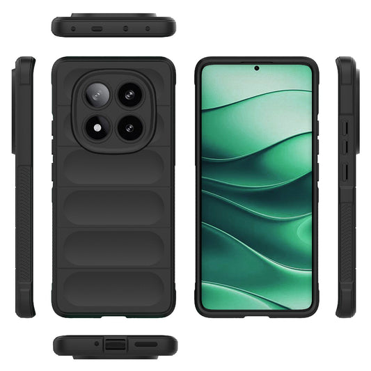 Hülle für Xiaomi Poco X7 / Note 14 Pro 5G, Techsuit, Magic Shield, Schwarz