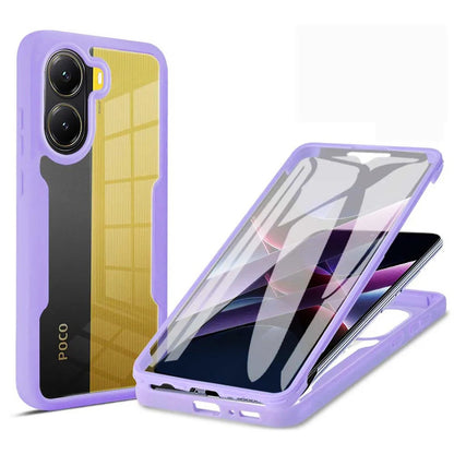 Hülle für Xiaomi Poco X7 Pro, Techsuit, ColorVerse 360, Lila