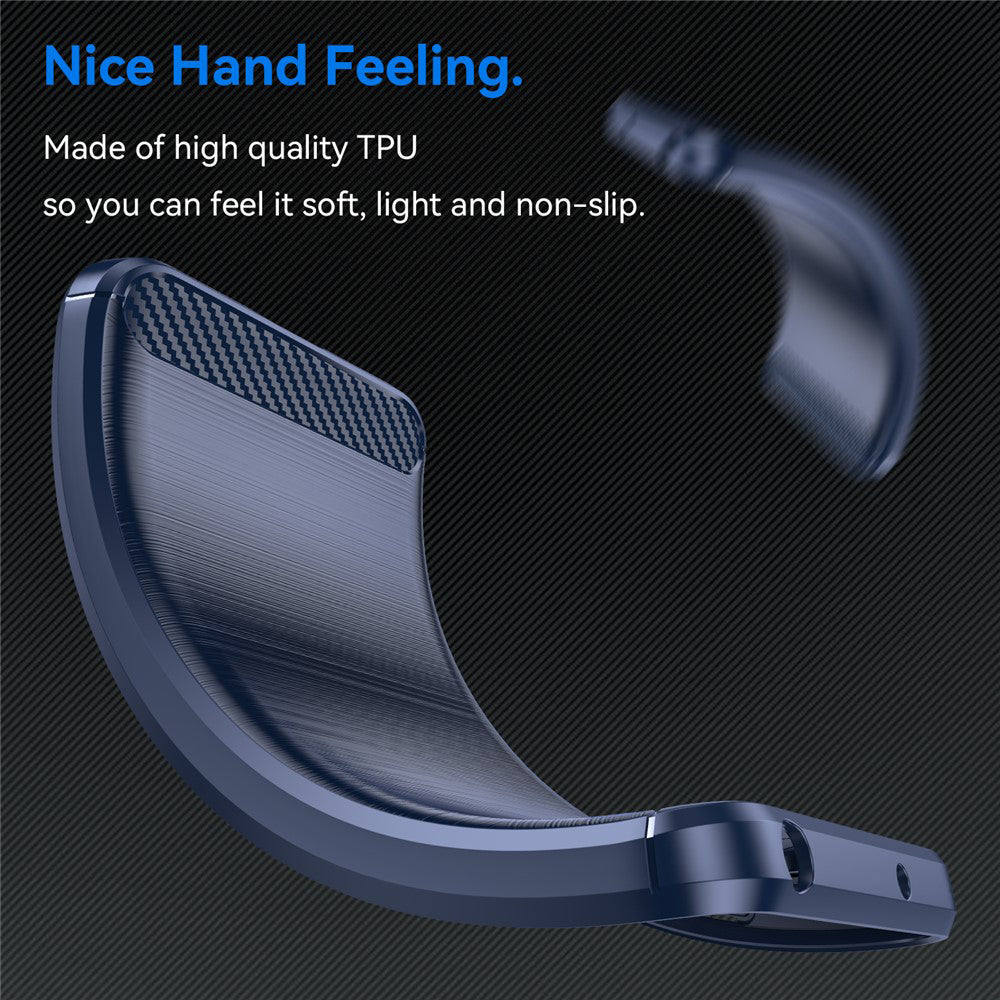 Hülle für Xiaomi Poco X8 Pro Max, Techsuit, Carbon, Blau